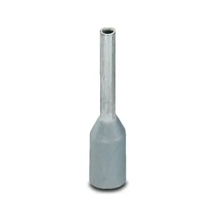 Produktfoto 1 von Phoenix Contact AI Aderendhülse, Stift ø 0.8 mm, Grau, Kupfer, 6mm, Isoliert, 26 AWG max.