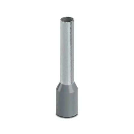 Produktfoto 1 von Phoenix Contact AI Aderendhülse, Stift ø 2.8 mm, Grau, Kupfer, 23 mm, 23mm, Isoliert, 12 AWG max.
