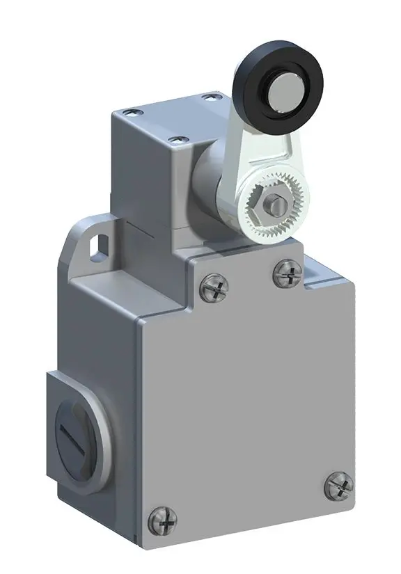 Produktfoto 1 von RS PRO Endschalter, Rollenhebel, 1 Schließer/1 Öffner, IP 66, Aluminium, 10A