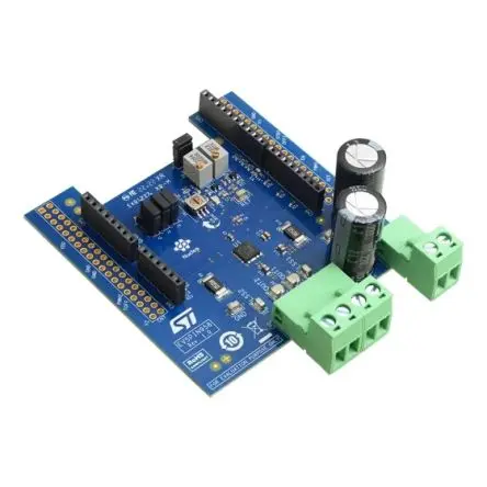 Produktfoto 1 von STMicroelectronics STSPIN958 Entwicklungswerkzeug für Motoren und Robotik, Evaluierungsboard für EVSPIN958-Treiber