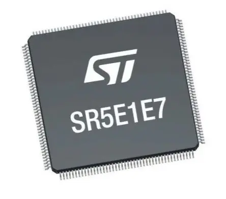 Produktfoto 1 von STMicroelectronics Mikrocontroller AEC-Q100 SR5E1 ARM Cortex-M7 32 bit Oberfläche 2MB Flash eLQFP176 176-Pin 300 MHz 488