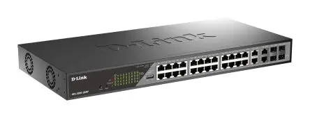 Produktfoto 1 von D-Link 28-Port Gigabit PoE Smart Managed Surveillance PoE Switch Gigabit-Switch 28-Port Smart Power Over Ethernet