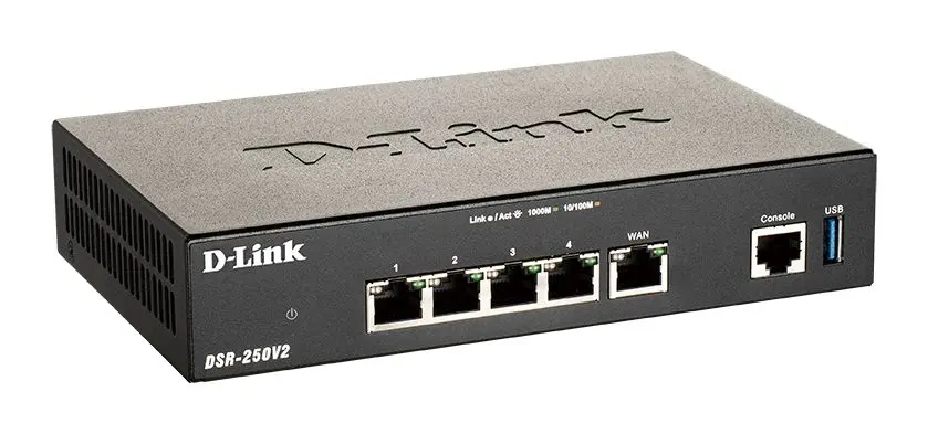 D-Link Unified Services VPN Router Router WLAN 1300Mbps 5GHz IEEE 802.11 a/b/g/n/ac 7-Port
