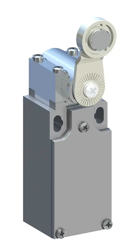 Produktfoto 1 von RS PRO Endschalter, Rollenhebel, 2 Öffner/1 Schließer, IP 66, Zamak-Zinklegierung, 10A
