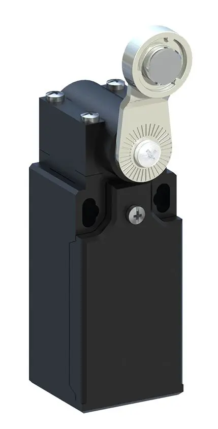 Produktfoto 1 von RS PRO Endschalter, Rollenhebel, 1 Schließer/1 Öffner, IP 65, Thermoplast, 10A