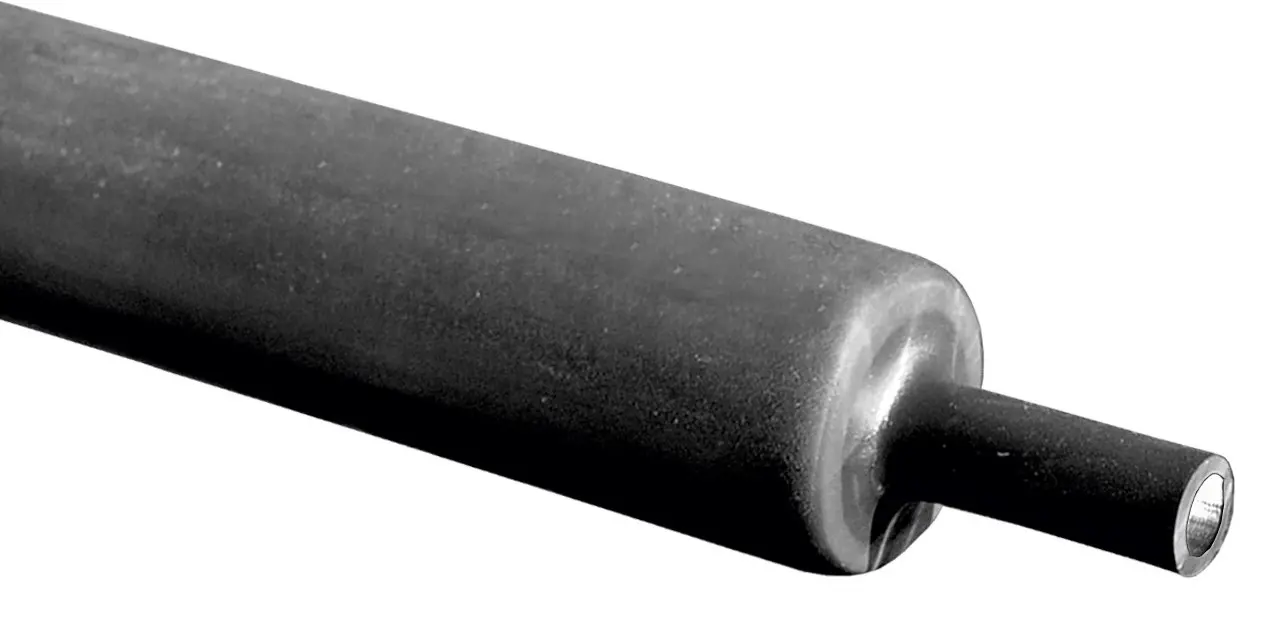 Produktfoto 1 von RS PRO WRJPC Wärmeschrumpfschlauch, Polyolefin Schwarz, Ø 12 mm, Länge 100cm