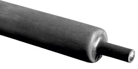 Produktfoto 1 von RS PRO WRJPC Wärmeschrumpfschlauch, Polyolefin Schwarz, Ø 12 mm, Länge 100cm