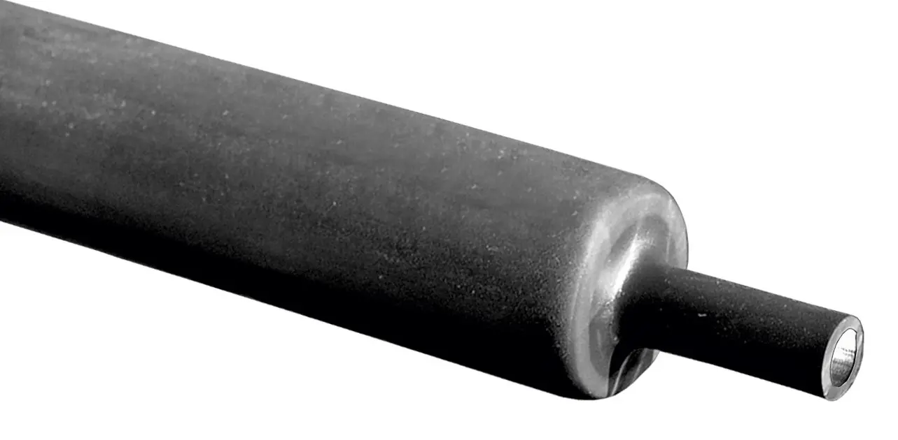 Produktfoto 1 von RS PRO RPKH1 Wärmeschrumpfschlauch, Polyolefin Schwarz, Ø 35 mm, Länge 100cm