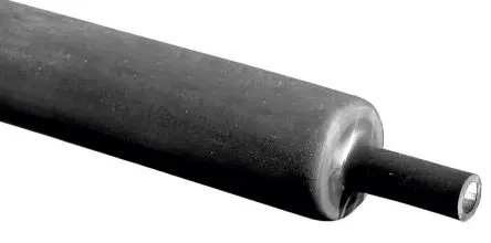 Produktfoto 1 von RS PRO RPKH1 Wärmeschrumpfschlauch, Polyolefin Schwarz, Ø 40 mm Schrumpfrate 3:1, Länge 100cm