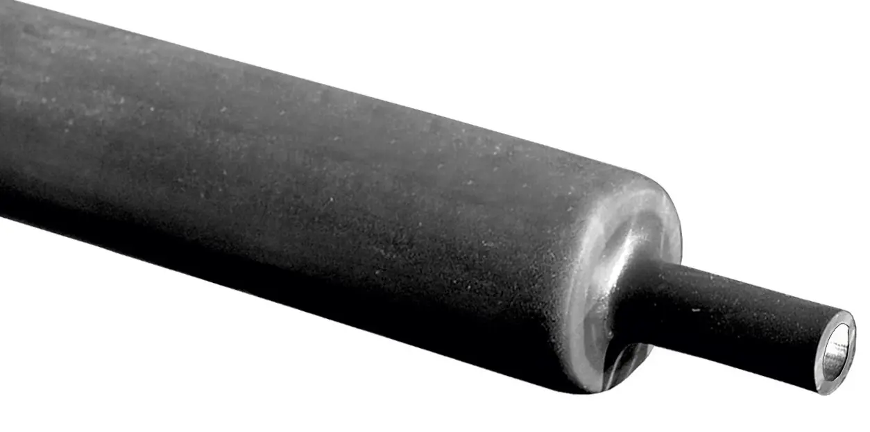 Produktfoto 1 von RS PRO WRJPC Wärmeschrumpfschlauch, Polyolefin Schwarz, Ø 63 mm, Länge 100cm