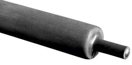 Produktfoto 1 von RS PRO WRJPC Wärmeschrumpfschlauch, Polyolefin Schwarz, Ø 63 mm, Länge 100cm