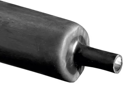 Produktfoto 1 von RS PRO WRJPC Wärmeschrumpfschlauch, Polyolefin Schwarz, Ø 35 mm Schrumpfrate 3:1, Länge 100cm
