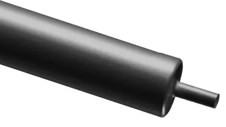 Produktfoto 1 von RS PRO Wärmeschrumpfschlauch, Polyolefin Schwarz, Ø 8 mm Schrumpfrate 4:1, Länge 100cm