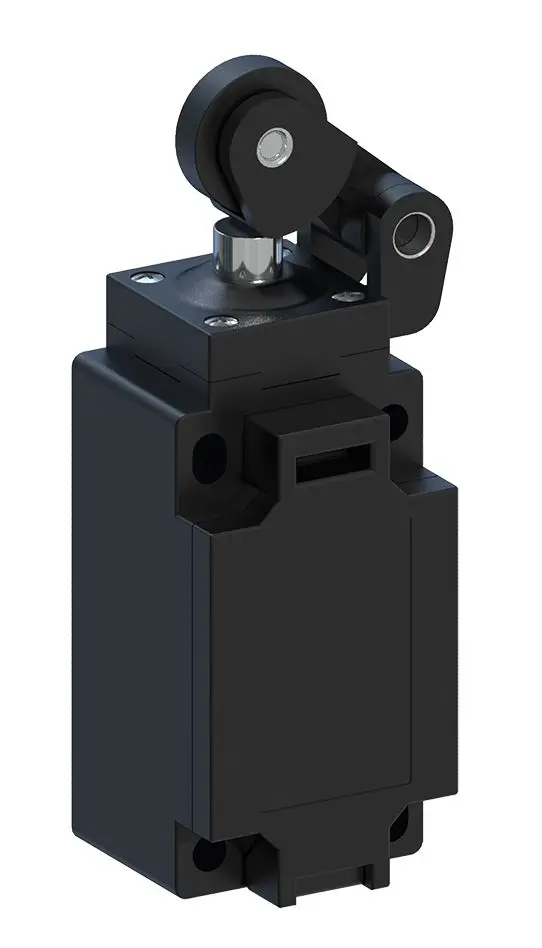 Produktfoto 1 von RS PRO Endschalter, Rollenhebel, 1 Schließer/1 Öffner, IP 66, Thermoplast, 10A Anschluss M20