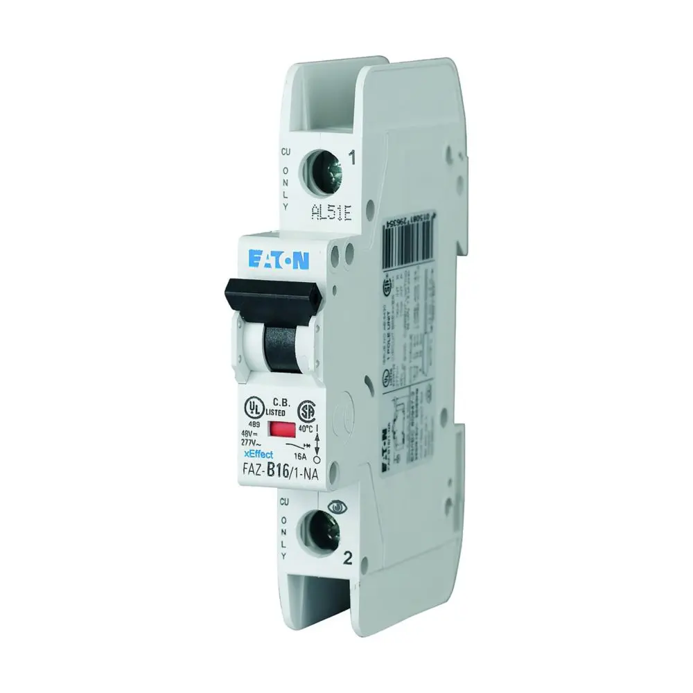 Produktfoto 1 von Eaton FAZ Miniaturüberlastschalter Typ D, Pol 1-polig 8 A 240 V ac, Abschaltvermögen 15 kA xEffect 60 V dc