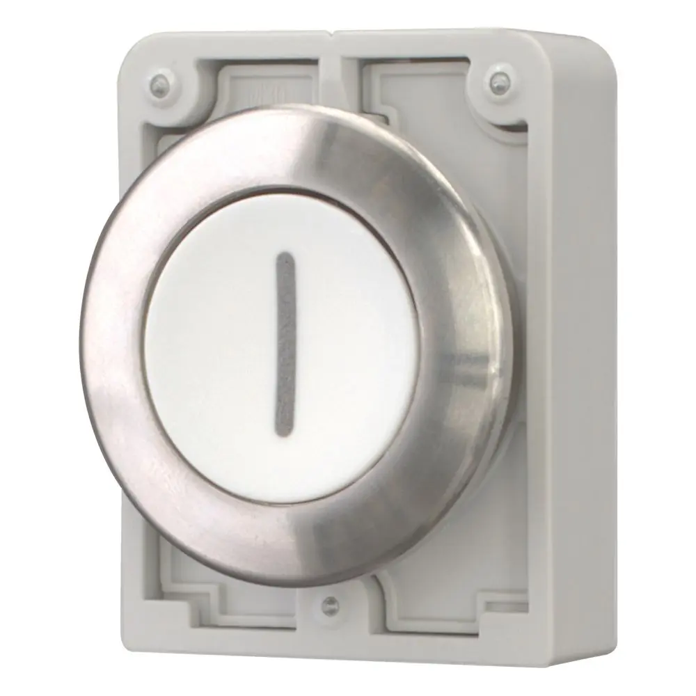 Produktfoto 1 von Eaton M22 Druckknopf-Lichtschalter Weiß Tastend Ø 30.5 mm, IP66, IP40, IP69