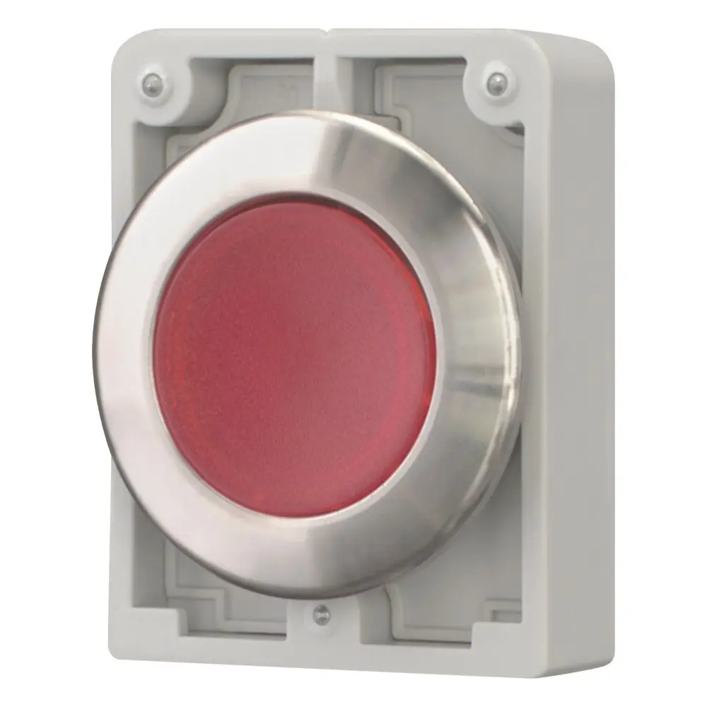 Produktfoto 1 von Eaton M22 Druckknopf-Lichtschalter Rot Beleuchtet wartungsfrei Ø 30.5 mm, IP66, IP40, IP69