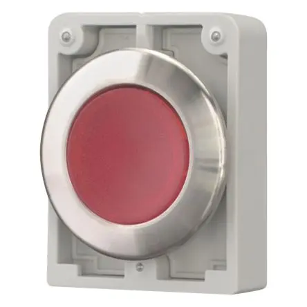 Produktfoto 1 von Eaton M22 Druckschalter Rot Beleuchtet wartungsfrei Ø 30.5 mm, IP66, IP67, IP69