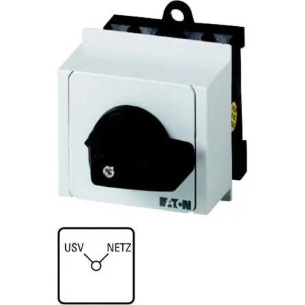 Produktfoto 1 von Eaton Eaton Moeller Nockenschalter 20 A, 3, 1-phasig, 2-Stufen Kurzer Daumengriff Schraube, 90 °-Wurfwinkel