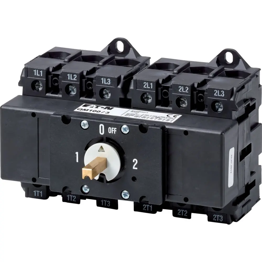 Produktfoto 1 von Eaton QM Nockenschalter, 3-polig / 100A, 690V (Volts), 2-Stufen