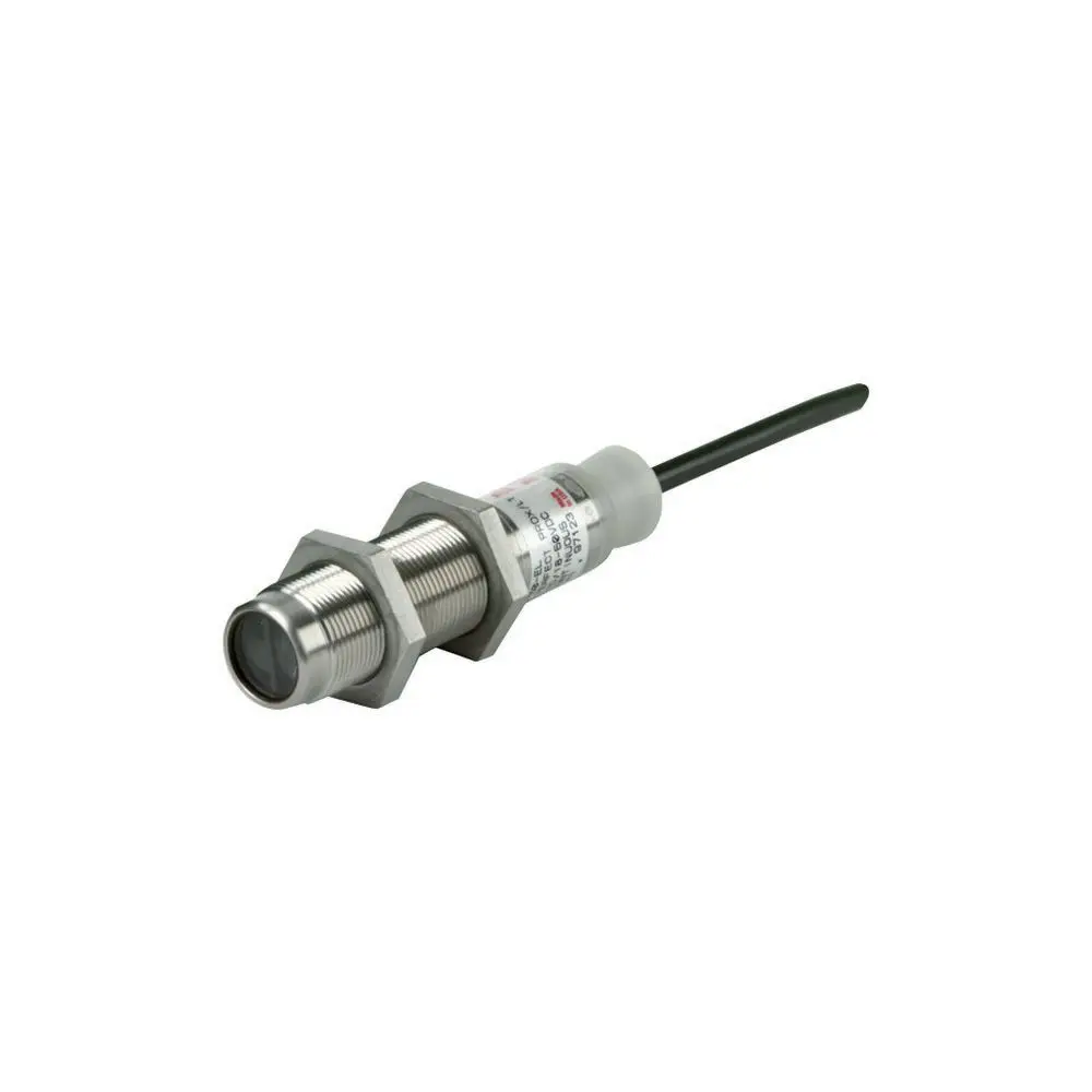 Produktfoto 1 von Eaton zylindrisch Optischer Sensor, Diffuse Reflektor, Bereich 100 mm, NPN Ausgang, Anschlusskabel, Dunkelschaltend