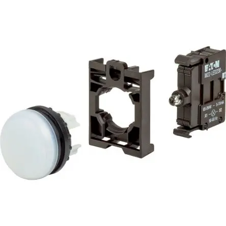 Produktfoto 1 von Eaton Anzeige Eaton Moeller 230V ac Weiß, Ausschnitt-Ø 22.5 mm LED Rund IP67, IP69K