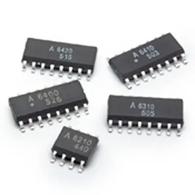Produktfoto 1 von Broadcom ACSL-6xx0 Oberfläche 3 Optokoppler DC-In, 16-Pin SOIC, Isolation 2500 V eff.