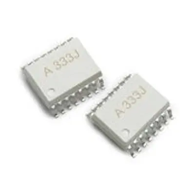 Produktfoto 1 von Broadcom ACPL-333J Oberfläche 2 Optokoppler DC-In, 16-Pin SO-16, Isolation 5000 V eff.