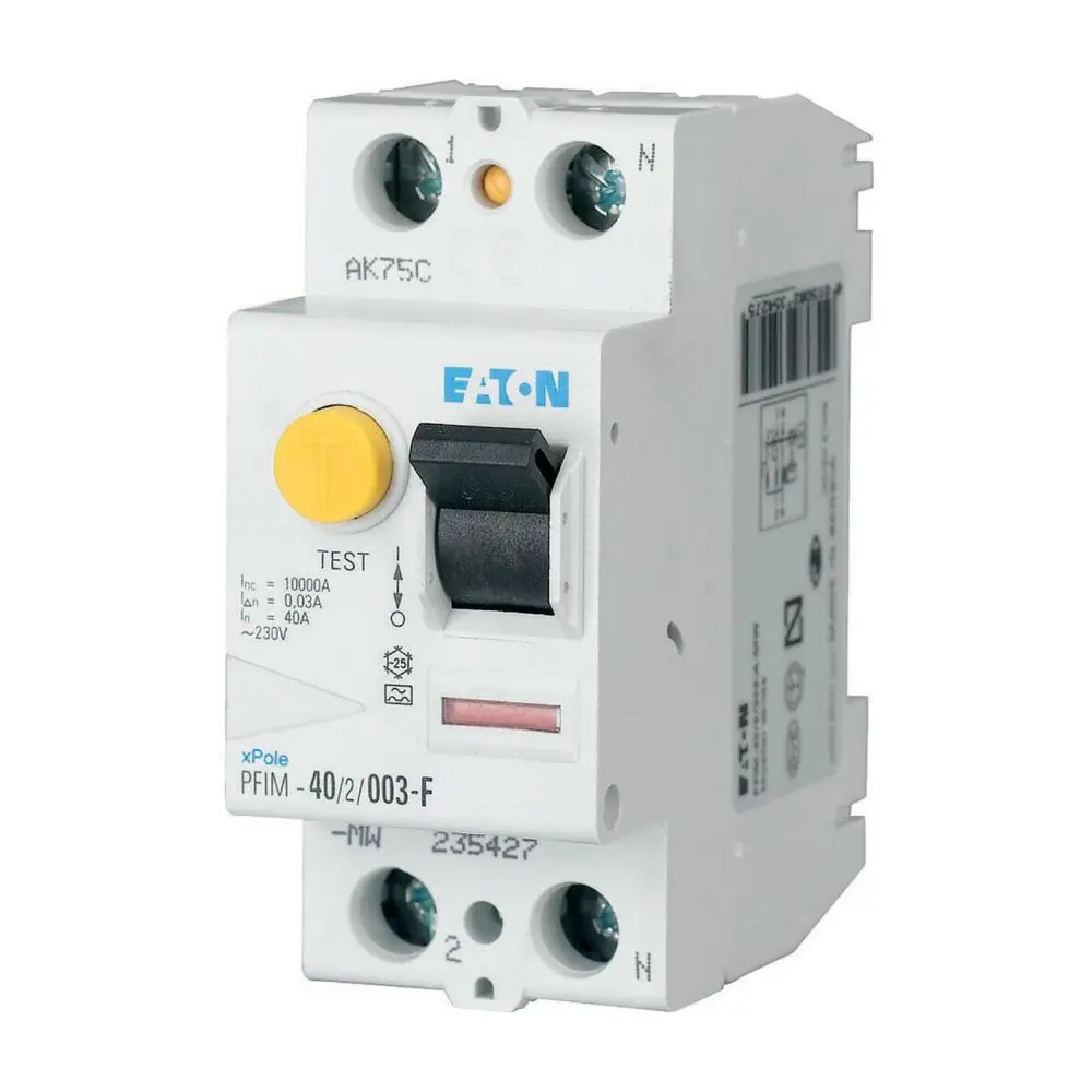 Produktfoto 1 von Eaton PFIM RCCB, 2-polig, 40A, 300mA Typ F, Typ G xPole 230V ac