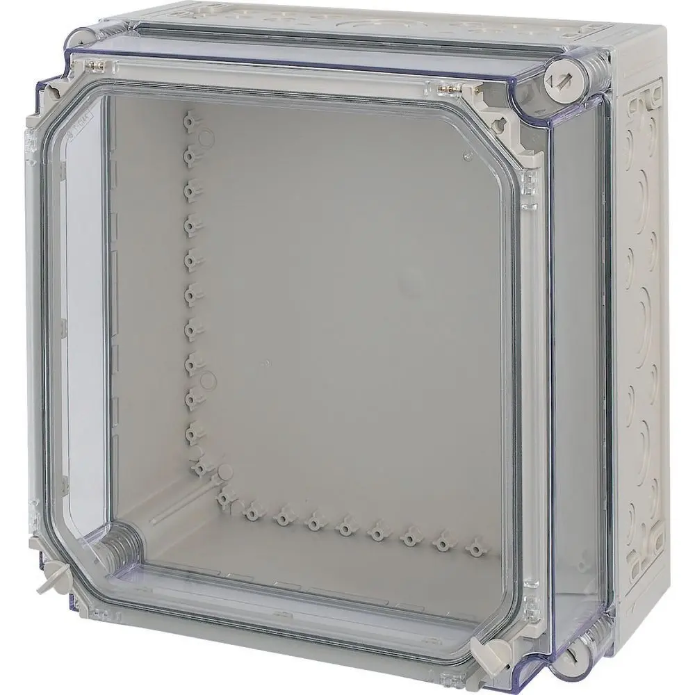 Eaton xEnergy Safety; Universalgehäuse; Kunststoff; Hellgrau Geflanscht; IK10 IP65 Breite 375 mm Höhe 375 mm Länge 225