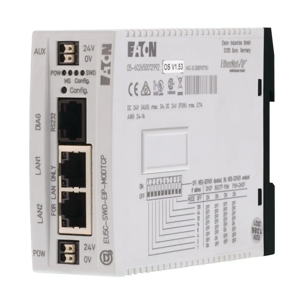 Produktfoto 1 von Eaton 1531 IoT-Gateway, 2 COM-Ports