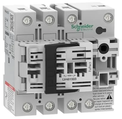 Produktfoto 1 von Schneider Electric FuPacT Sicherungsschalter-Trennschalter / 3-polig Umschlossen, 10 x 38 mm Sicherungsgröße