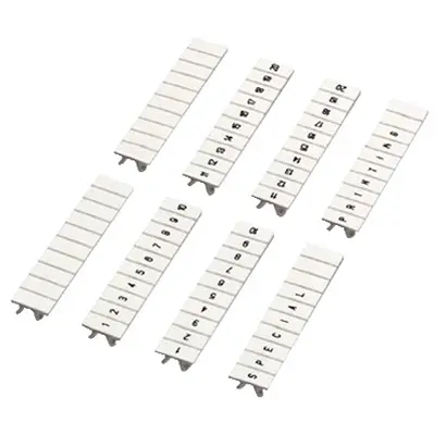 Produktfoto 1 von Schneider Electric 1/100 V Clip-In Markierungsstreifen für Anschlussklemmenblock
