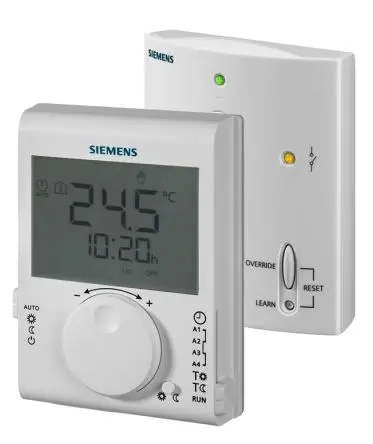 Siemens RDJ Thermostat Wandmontage, 1 x Relais Ausgang 3V dc PID-Controller