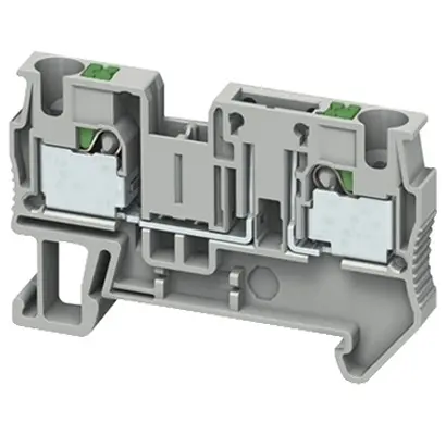 Produktfoto 1 von Schneider Electric NSYTRP Polyamid Anschlussklemmenblock 20A Grau 2-polig Einsteck-Anschluss 4 mm²