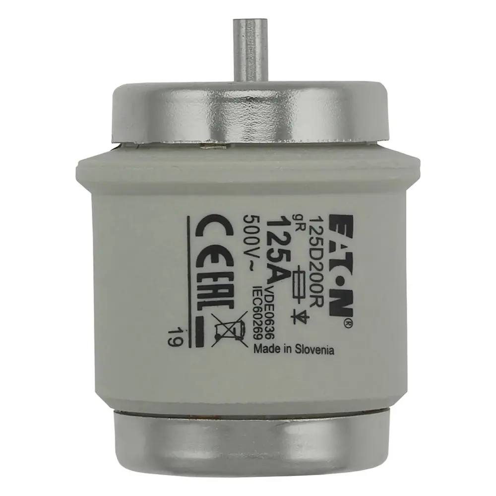 Produktfoto 1 von Eaton D200R D-Sicherung, 125 A, 500 V, 50 kA, 7.6 mm Gewinde