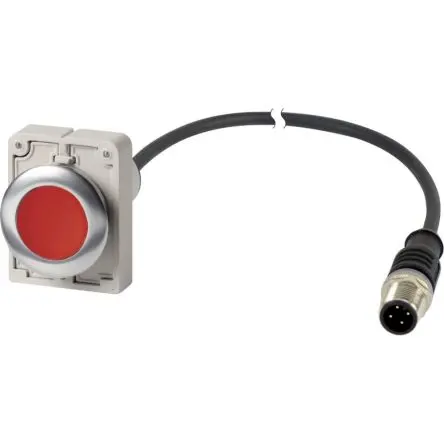 Produktfoto 1 von Eaton C30C Druckschalter Rot Kabel Ø 30.5 mm, 1 Öffner 800 V ac, IP67, IP69K