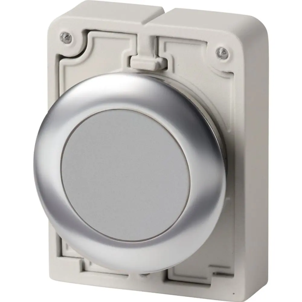 Produktfoto 1 von Eaton M30I Druckschalter Grau Panel Ø 30.5 mm, IP40, IP69, IP66
