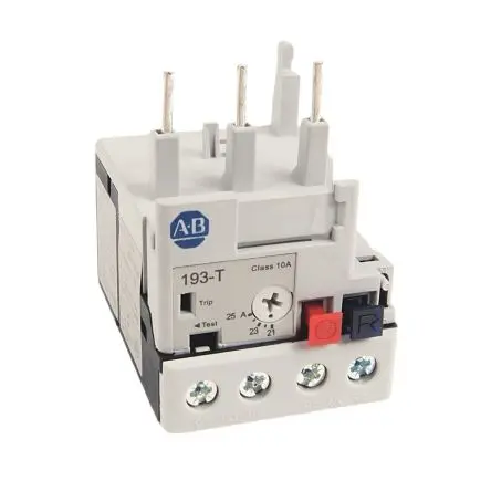 Produktfoto 1 von Allen Bradley 193-T1 Überlastrelais, / 21A, 25 A 6 W, 15V / 2mA, 104.5 mm x 45mm