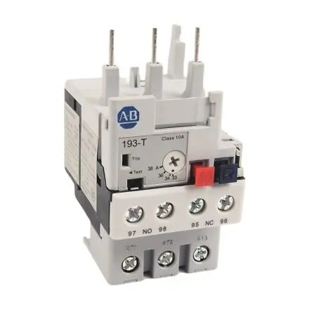 Produktfoto 1 von Allen Bradley 193-T1 Überlastrelais, / 33A, 38 A 12 W, 15V / 2mA, 104.5 mm x 45mm