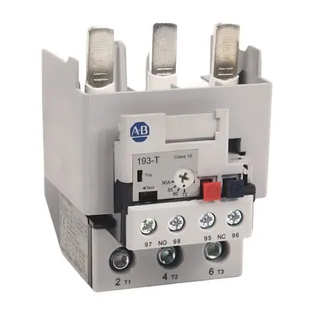 Produktfoto 1 von Allen Bradley 193-T1 Überlastrelais, / 72A, 90 A 18 W, 15V / 2mA, 125.5 mm x 72mm