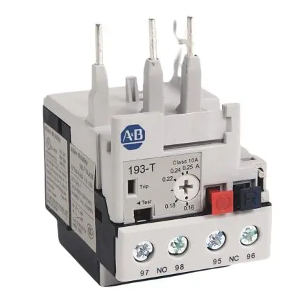 Produktfoto 1 von Allen Bradley 193-T1 Überlastrelais, / 0.16A, 0.25 A 6 W, 15V / 2mA, 86.5 mm x 45mm