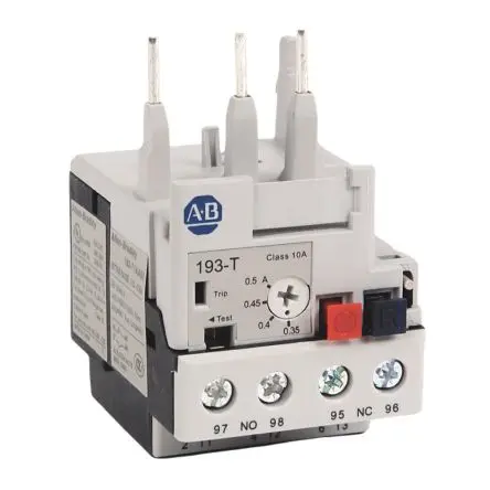 Produktfoto 1 von Allen Bradley 193-T1 Überlastrelais, / 0.35A, 0.5 A 6 W, 15V / 2mA, 86.5 mm x 45mm