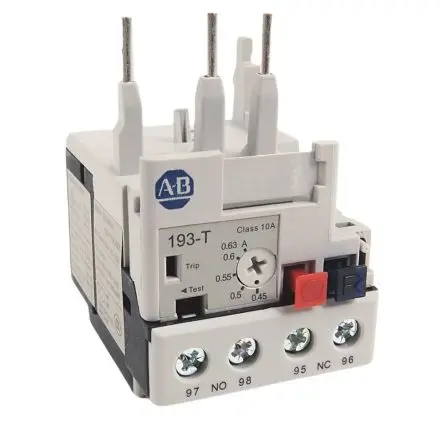 Produktfoto 1 von Allen Bradley 193-T1 Überlastrelais, / 0.45A, 0.63 A 12 W, 15V / 2mA, 86.5 mm x 45mm