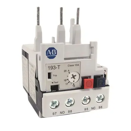 Produktfoto 1 von Allen Bradley 193-T1 Überlastrelais, / 15A, 20 A 12 W, 15V / 2mA, 86.5 mm x 45mm