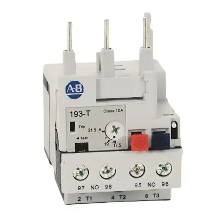 Produktfoto 1 von Allen Bradley 193-T1 Überlastrelais, / 17.5A, 21.5 A 6 W, 15V / 2mA, 104.5 mm x 45mm