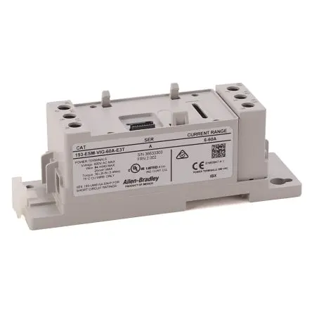 Produktfoto 1 von Allen Bradley 193 ESM Überlastrelais / 60A