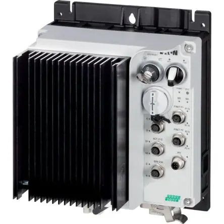 Produktfoto 1 von Eaton Motor-Controller, 3-phasig, 400V ac, 480 V ac, Drehzahlregelung-Steuerung / 2.4A 0.75 kW, L: 157 mm B: 220 mm T: