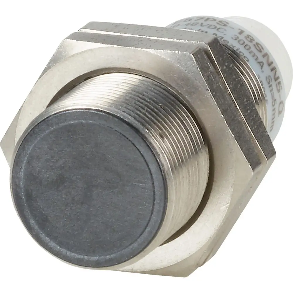 Produktfoto 1 von Eaton M18 Näherungssensor Induktiv, Gewinderohr PNP 48 V / 300 mA NC, IP69