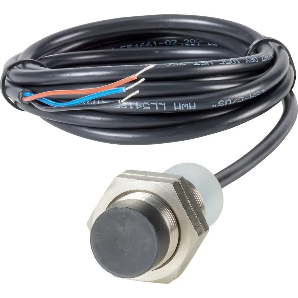 Produktfoto 1 von Eaton M18 Näherungssensor Induktiv, Gewinderohr 8 mm PNP 48 V / 300 mA NC, IP69